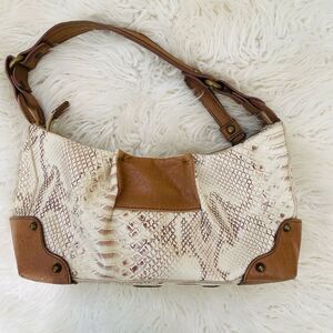 Jessica Simpson Faux Snake shoulder bag